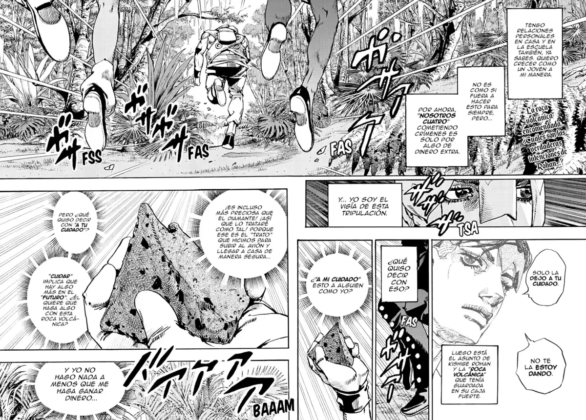 JoJo's Bizarre Adventure Parte 9: The JoJoLands Capitulo 6: Pelea en el Bosque Parte 1 página 3