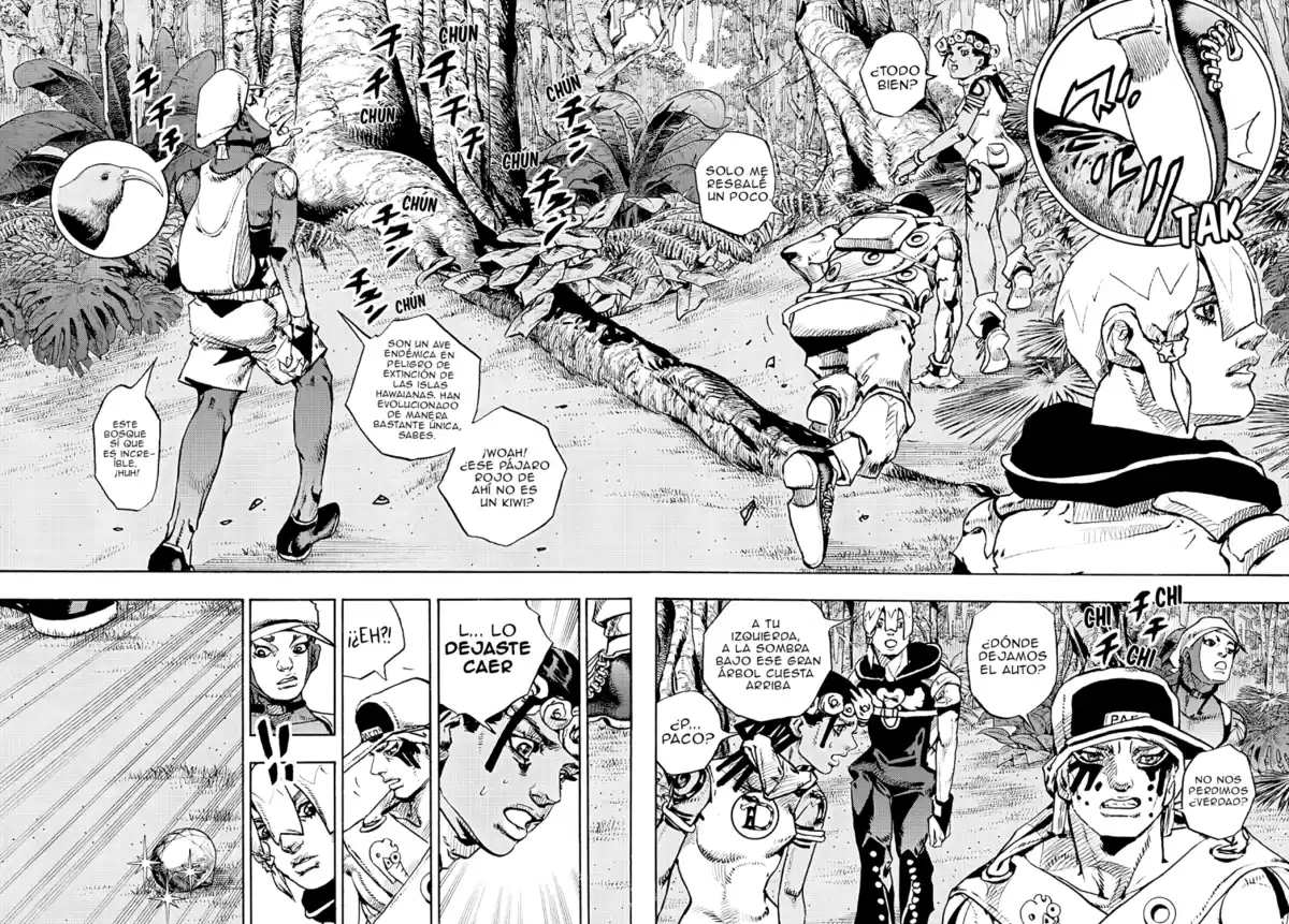 JoJo's Bizarre Adventure Parte 9: The JoJoLands Capitulo 6: Pelea en el Bosque Parte 1 página 4