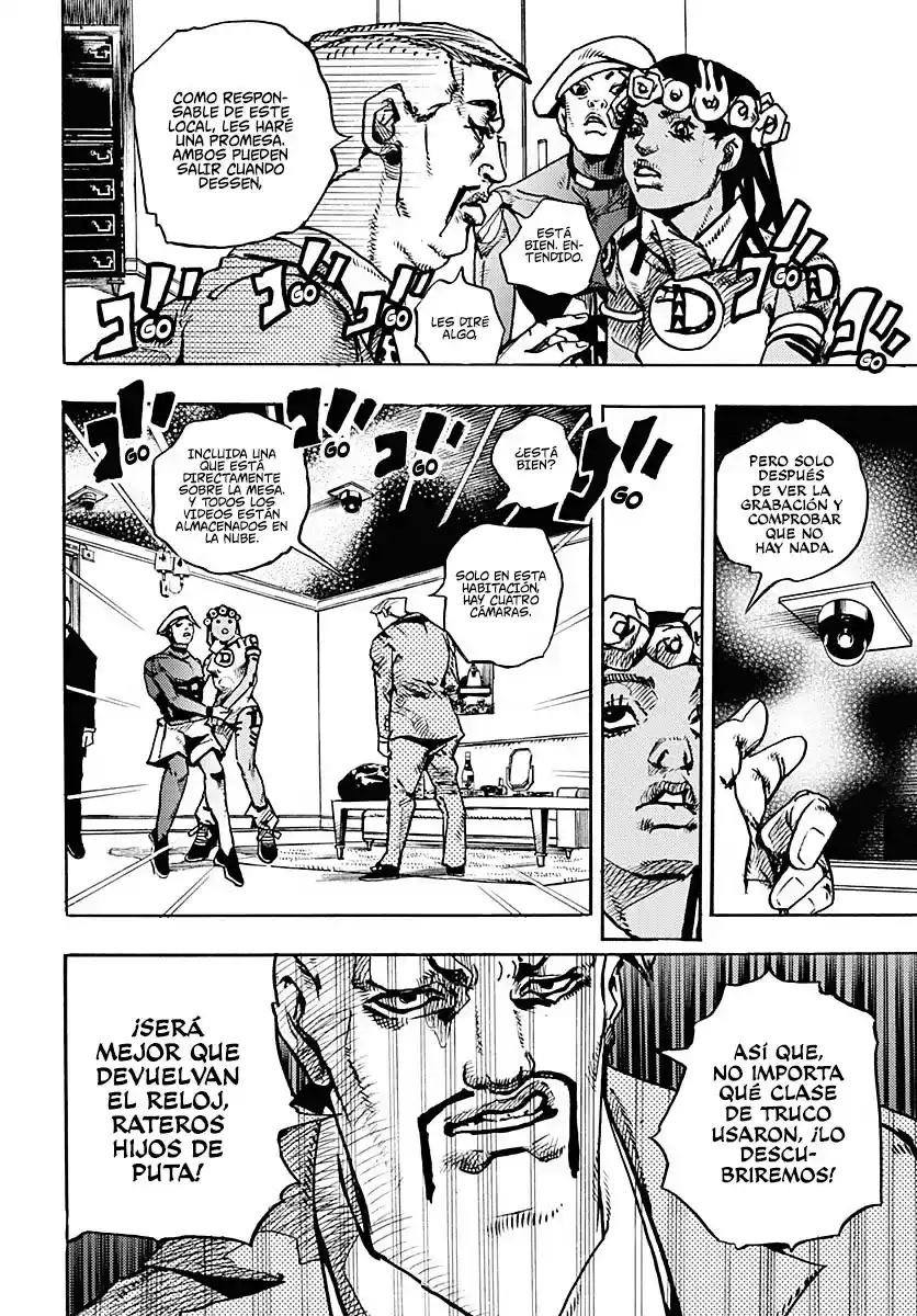 JoJo's Bizarre Adventure Parte 9: The JoJoLands Capitulo 9: El dueño de la roca volcánica página 18