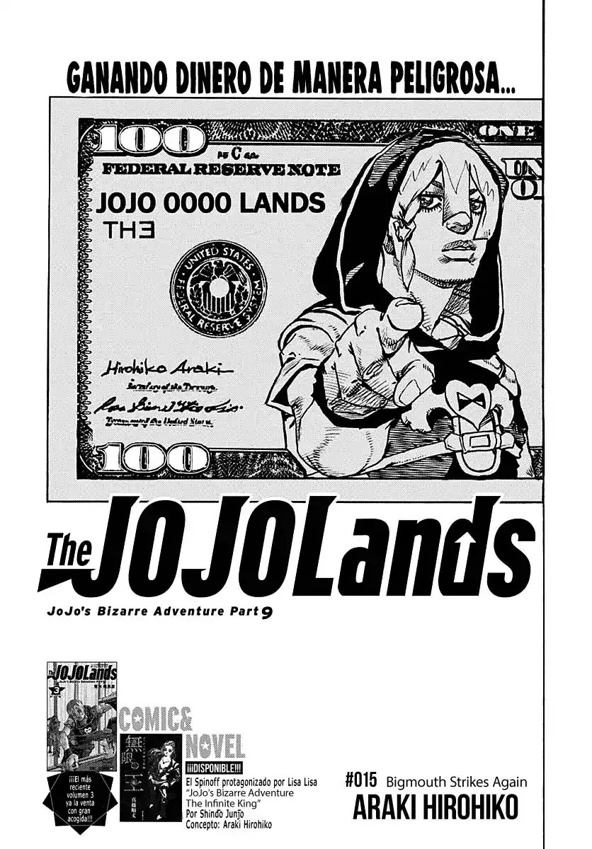 JoJo's Bizarre Adventure Parte 9: The JoJoLands Capitulo 15: Bigmouth Strikes Again página 2