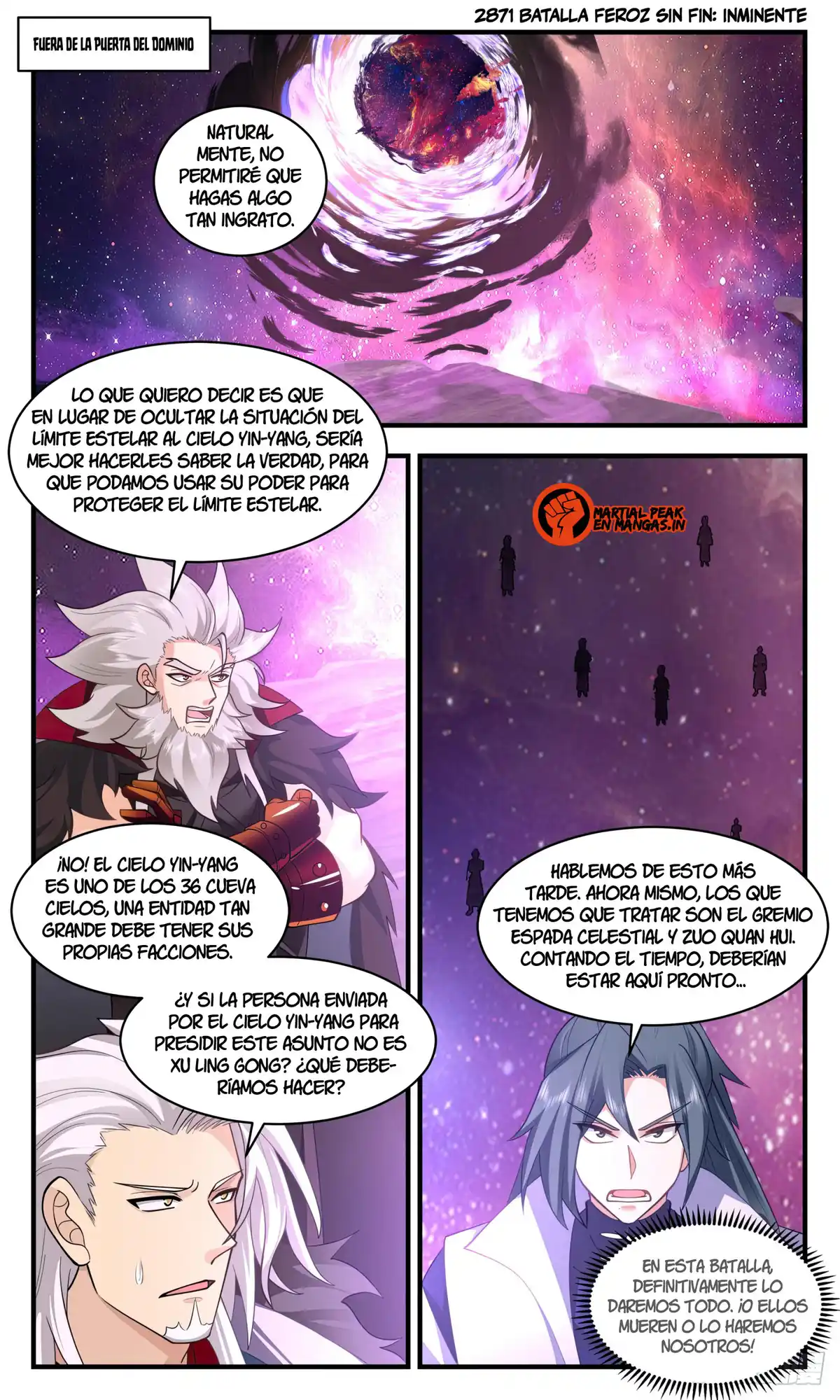 Martial Peak Capitulo 2871: Inminente página 2