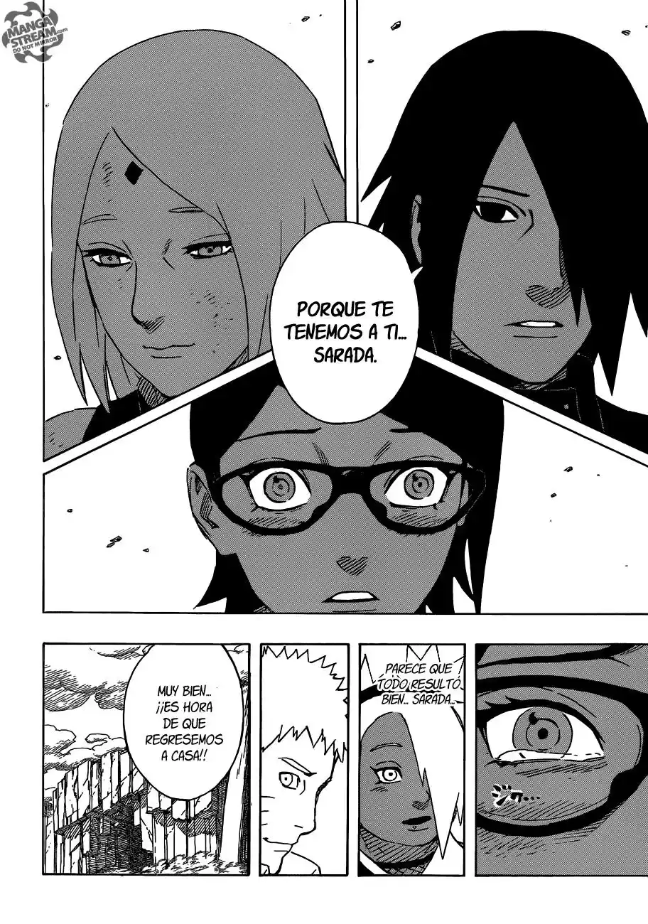 Naruto Gaiden: Nanadaime Hokage to Akairo no Hanatsuzuki Capitulo 10: Lo que aparece en esos ojos página 9