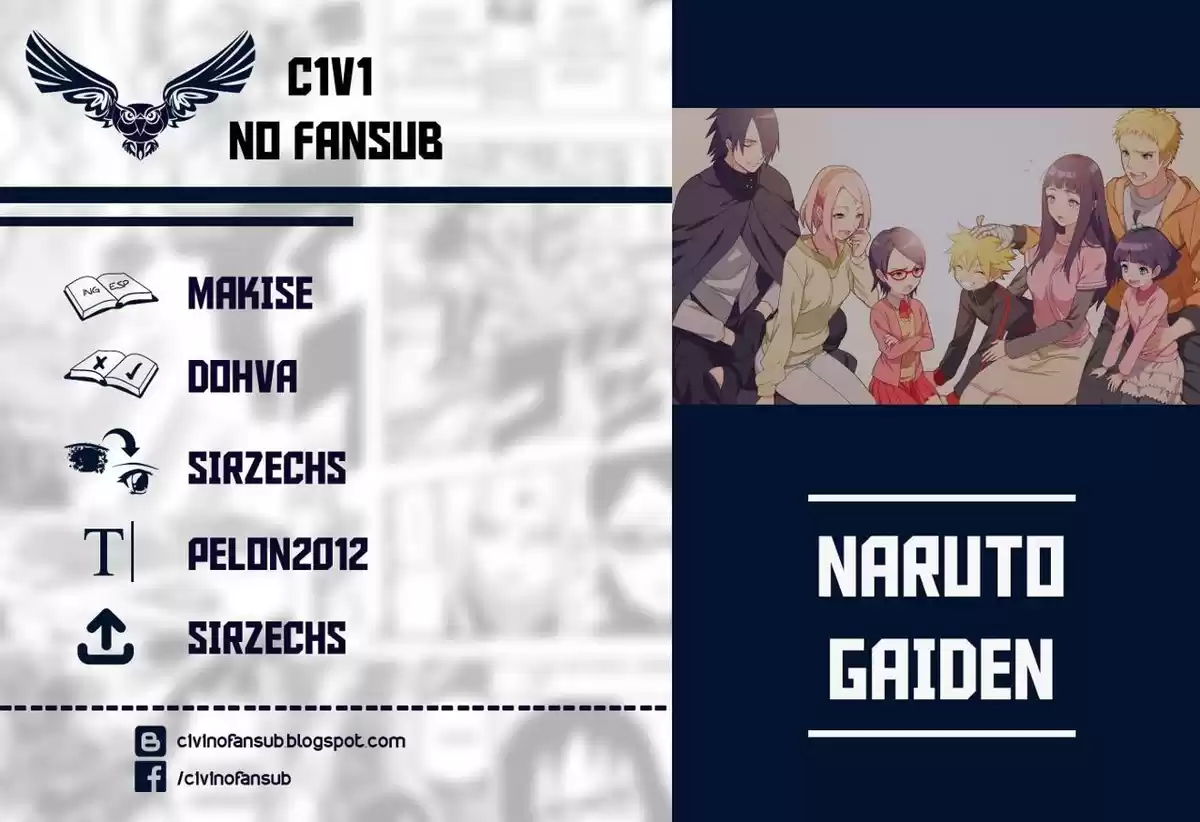 Naruto Gaiden: Nanadaime Hokage to Akairo no Hanatsuzuki Capitulo 7: Esclavos Geneticos página 1