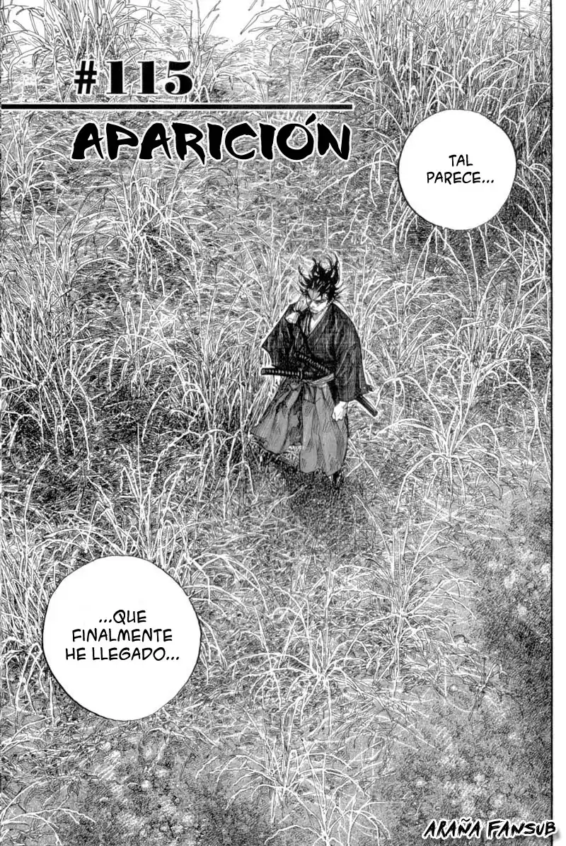 Vagabond Capitulo 115: Aparición página 1