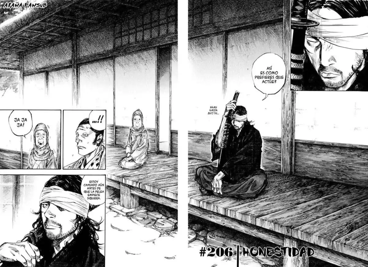 Vagabond Capitulo 206: Honestidad página 2