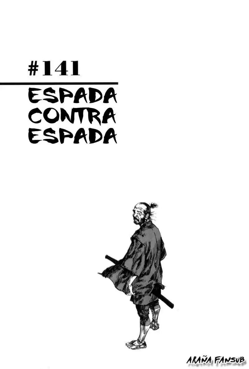 Vagabond Capitulo 141: Espada contra espada página 1