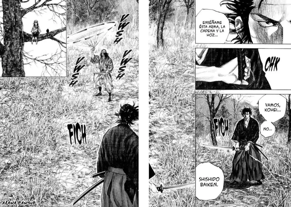 Vagabond Capitulo 117: Cadena y hoz página 2