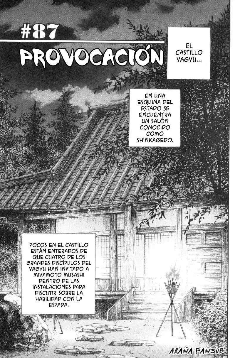 Vagabond Capitulo 87: Provocación página 1