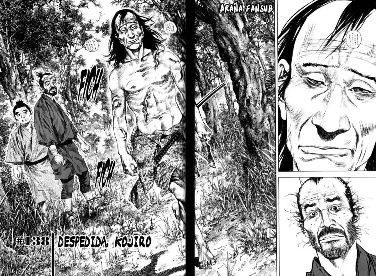 Vagabond Capitulo 138: Despedida, Kojiro página 2