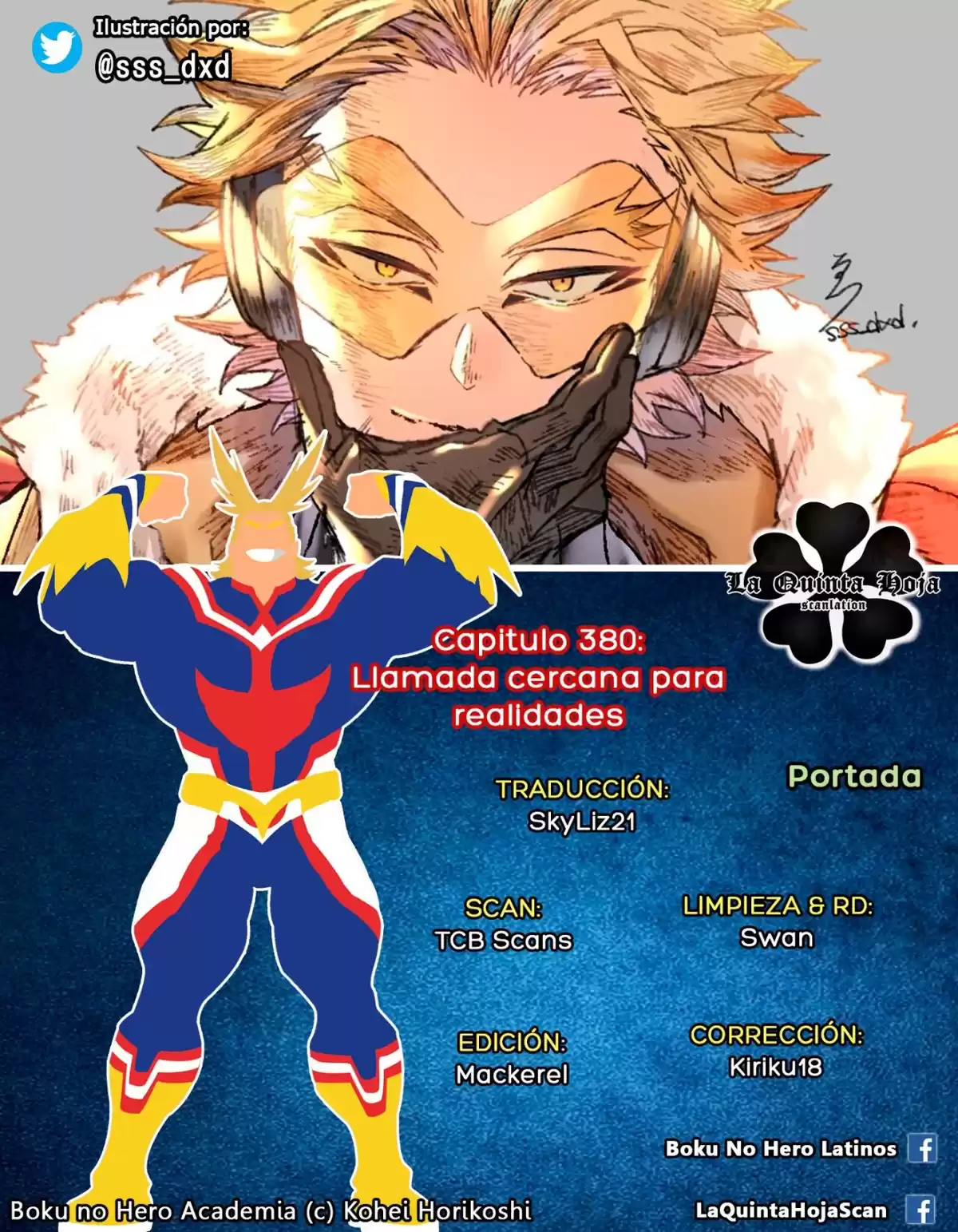 Boku no Hero Academia Capitulo 380: Por los pelos página 1