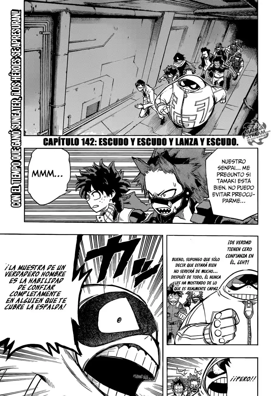 Boku no Hero Academia Capitulo 142: Escudo y escudo y lanza y escudo página 6