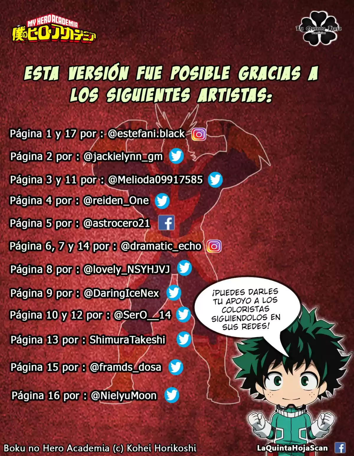 Boku no Hero Academia Capitulo 344.5: Estrellas (A color) página 2