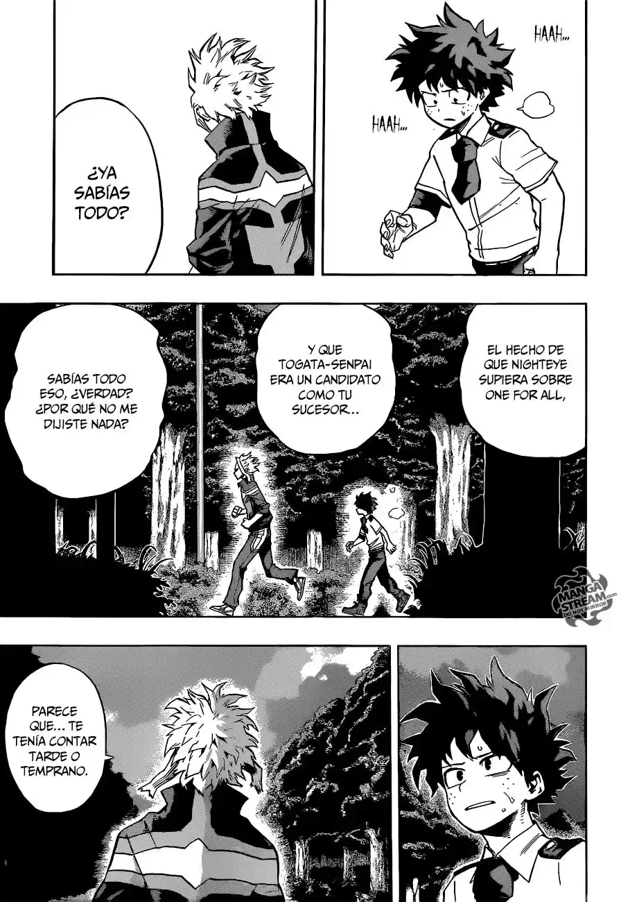 Boku no Hero Academia Capitulo 130: Demandando la verdad página 13