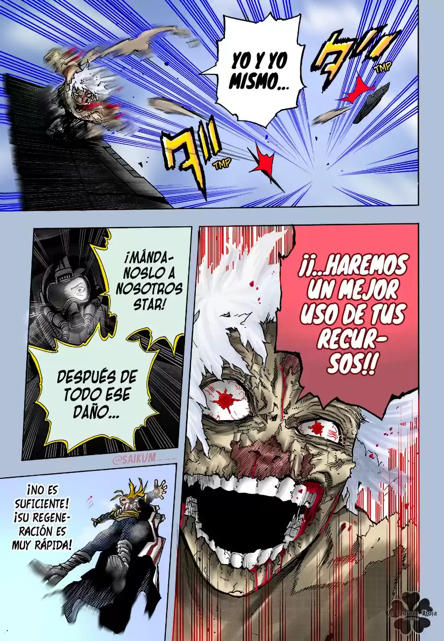 Boku no Hero Academia Capitulo 332.5: Nuevo modelo de misil teledirigido hipersonico (a color) página 17