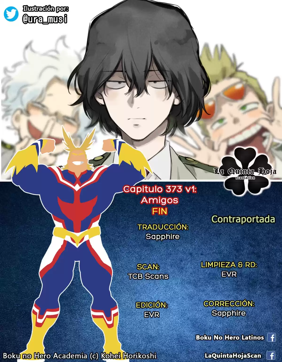 Boku no Hero Academia Capitulo 373: Amigos página 18