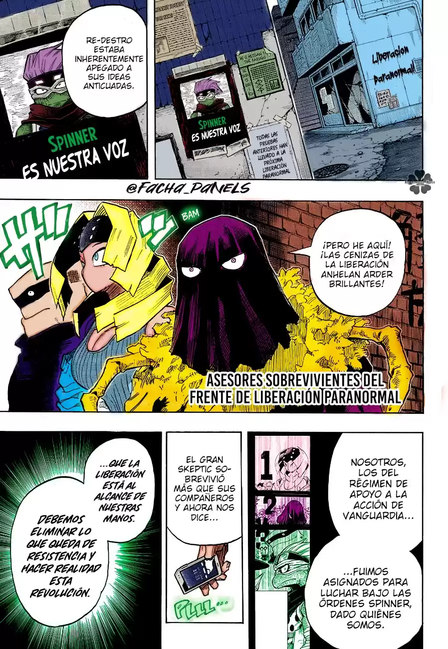 Boku no Hero Academia Capitulo 329.5: ¡Justo a tiempo, una gran inconformista del oeste! (a color) página 10