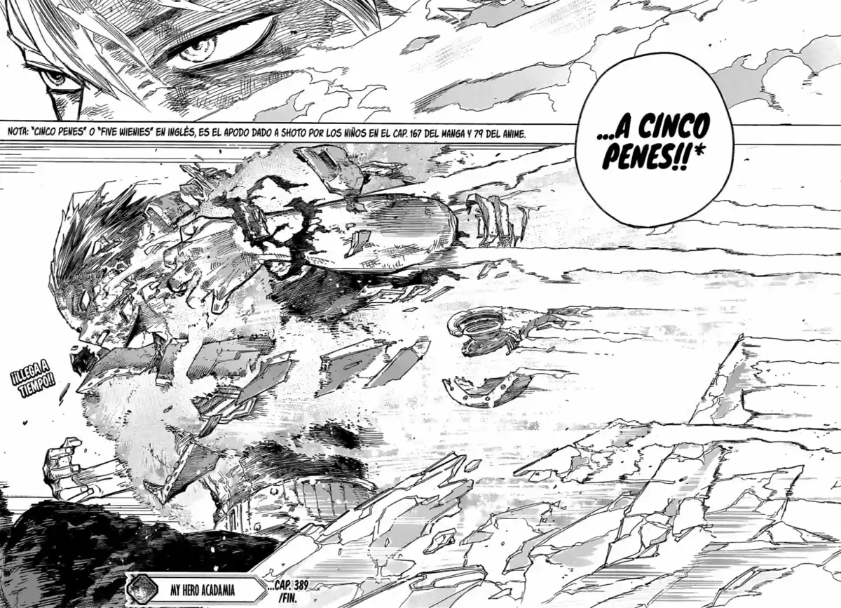 Boku no Hero Academia Capitulo 389: Alivio y oraciones página 11