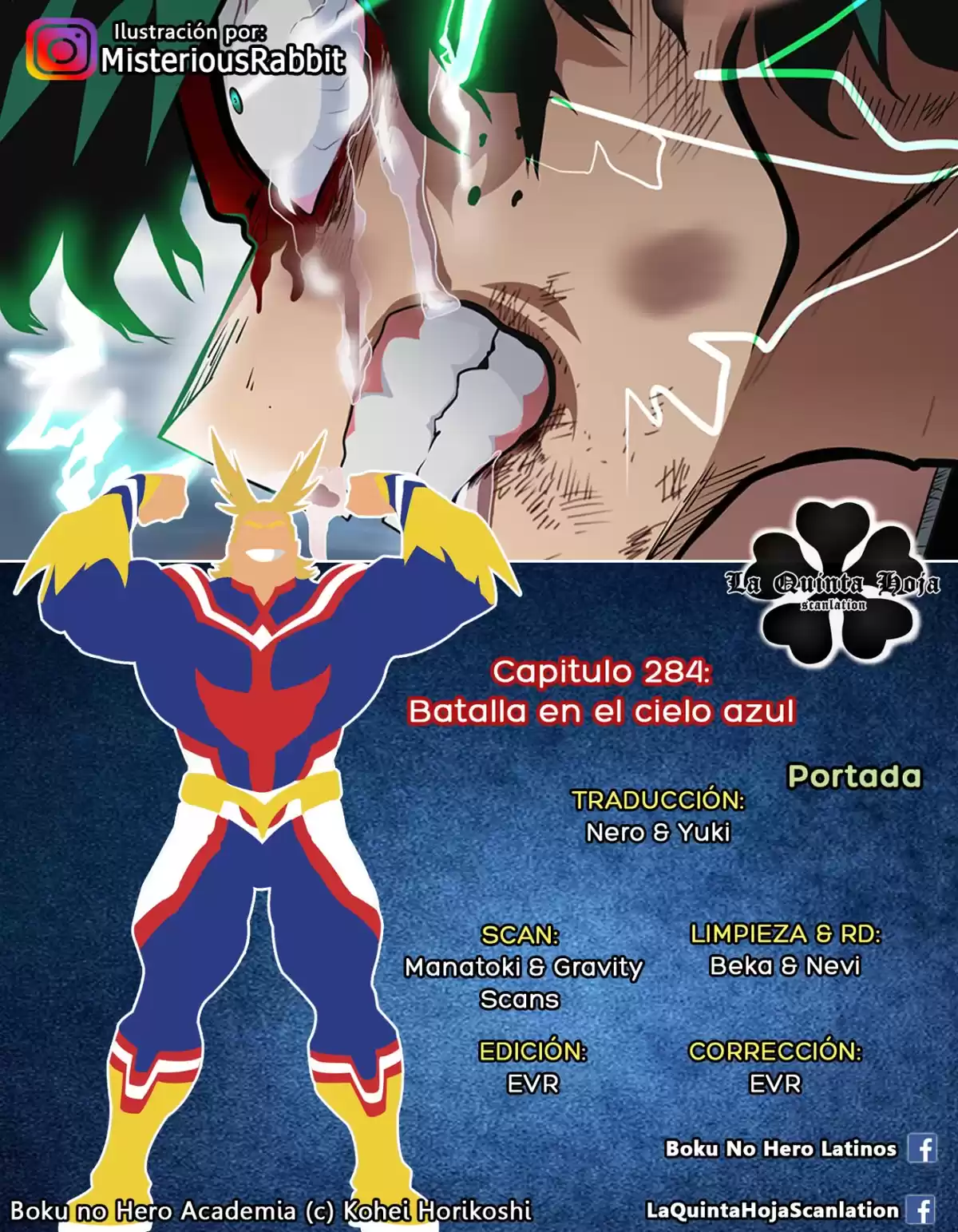 Boku no Hero Academia Capitulo 284: Batalla en el cielo azul página 1