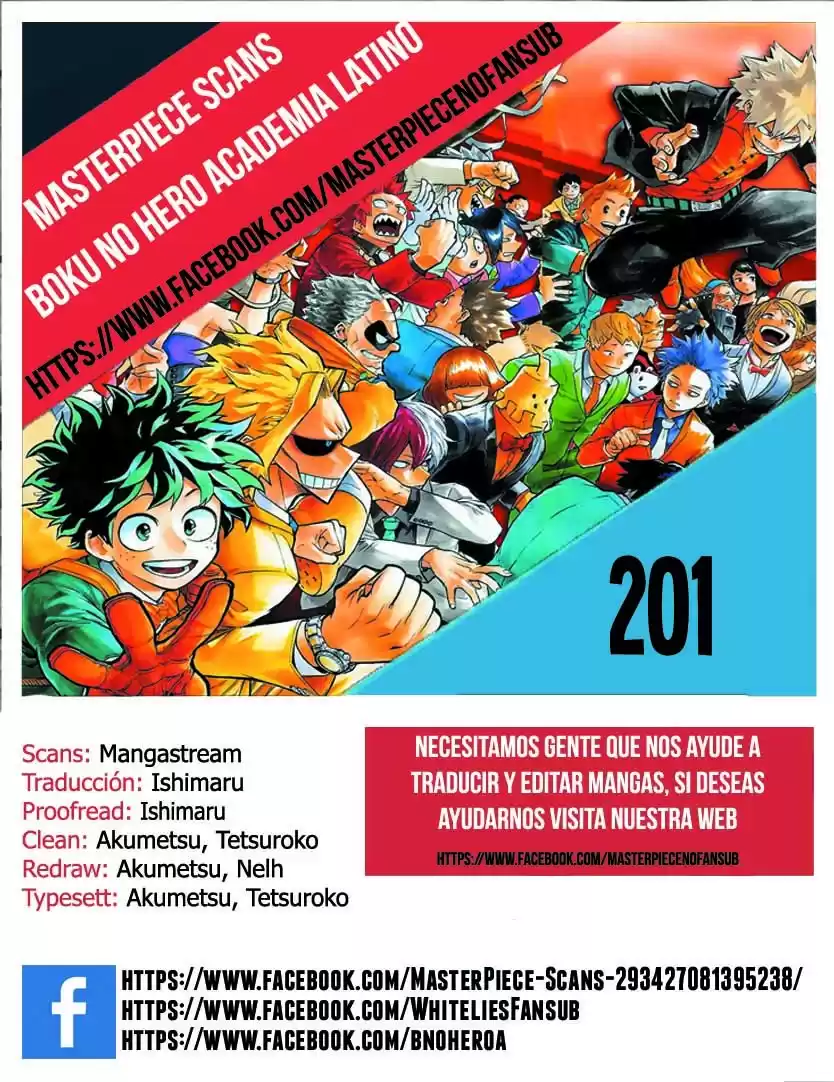 Boku no Hero Academia Capitulo 201: Mira hacia el Futuro página 1