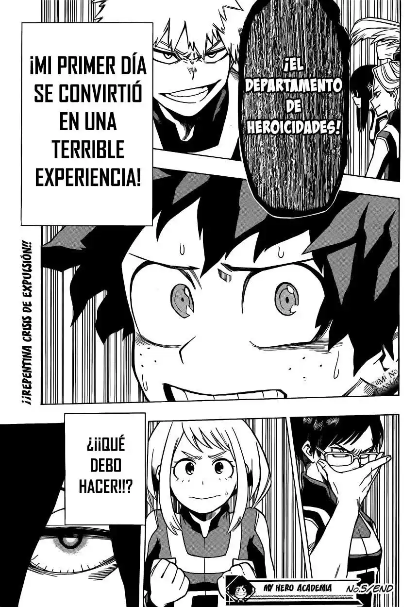 Boku no Hero Academia Capitulo 5: ¡Entrando a la academia! página 20