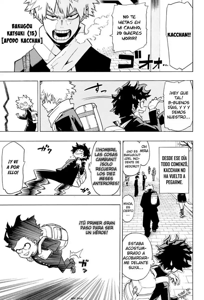 Boku no Hero Academia Capitulo 3: Examen de Ingreso página 4