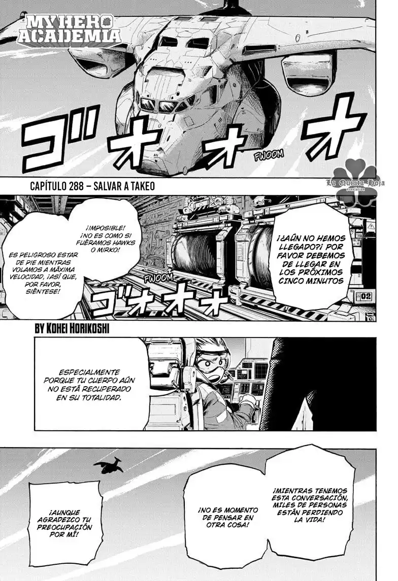 Boku no Hero Academia Capitulo 288: Salvar a Takeo página 2