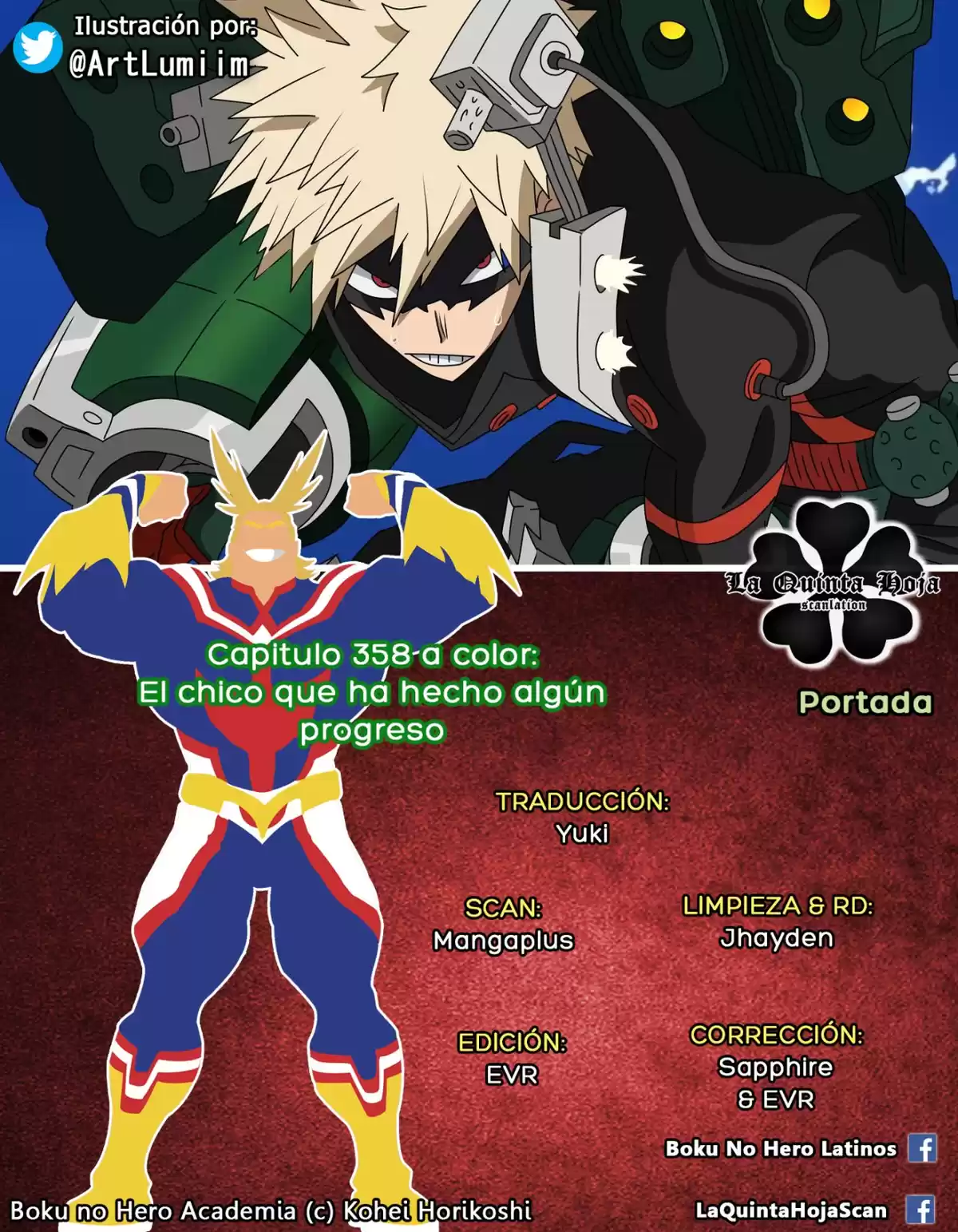 Boku no Hero Academia Capitulo 358.5: El chico que ha hecho algún progreso (A color) página 1