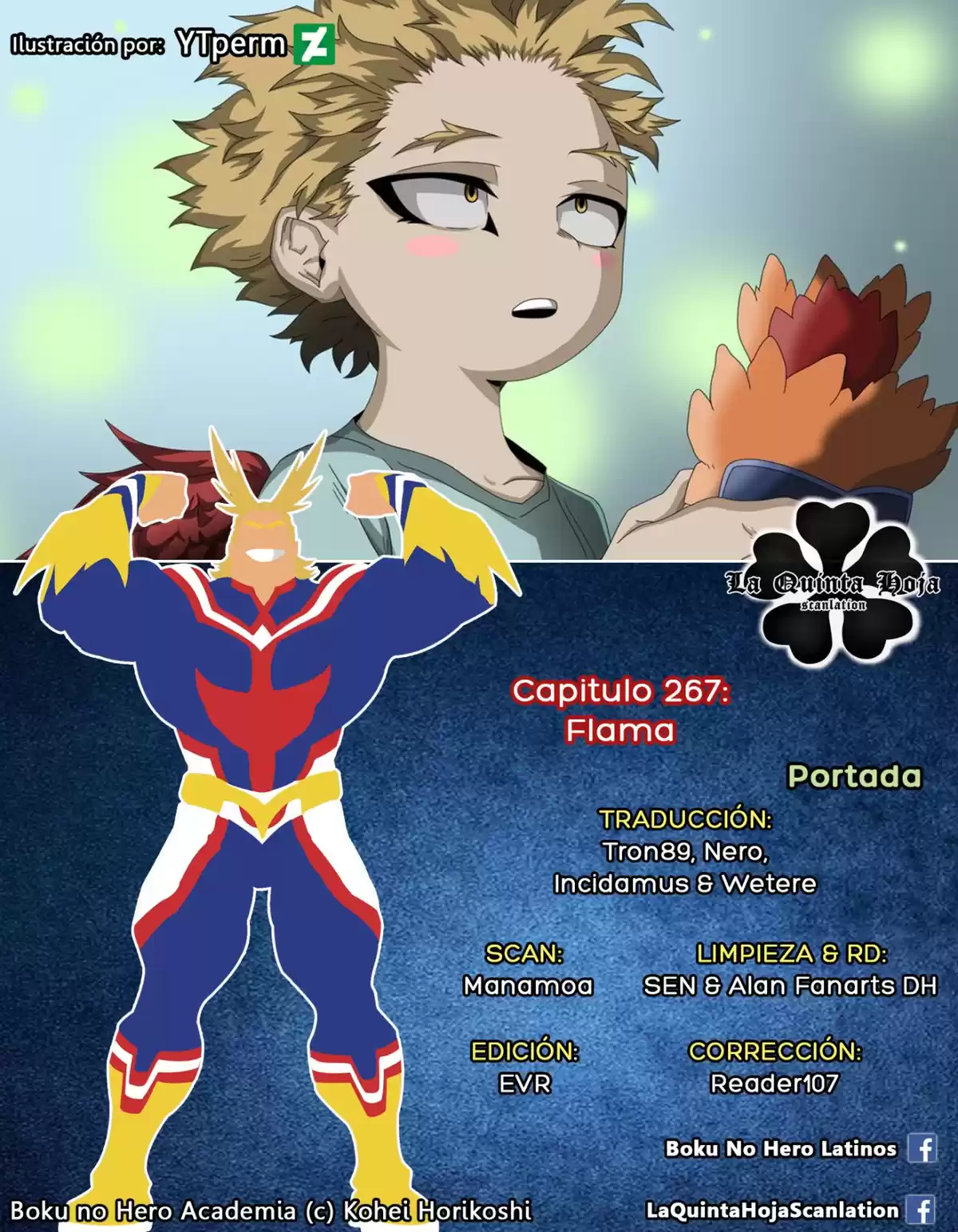 Boku no Hero Academia Capitulo 267: Flama página 1