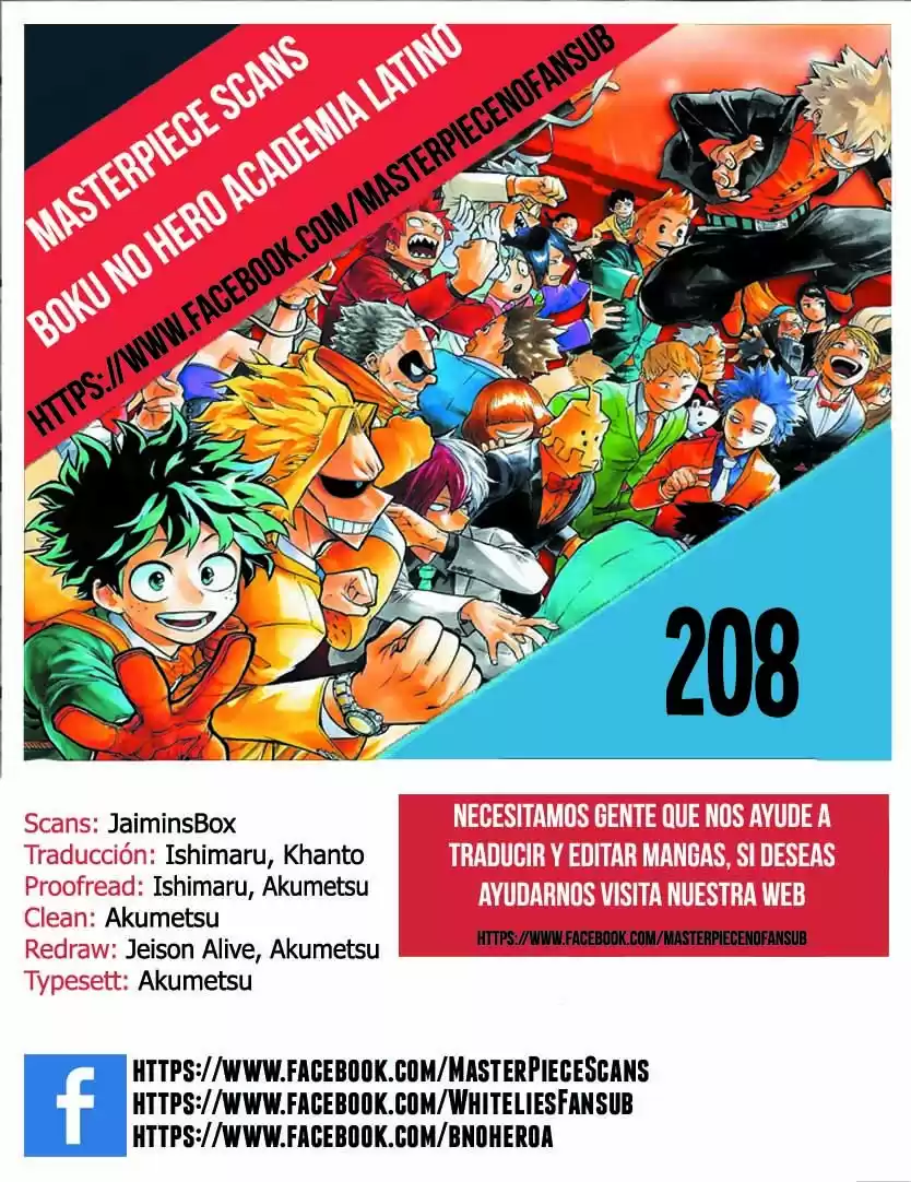 Boku no Hero Academia Capitulo 208: Los resultados del 4to encuentro página 1