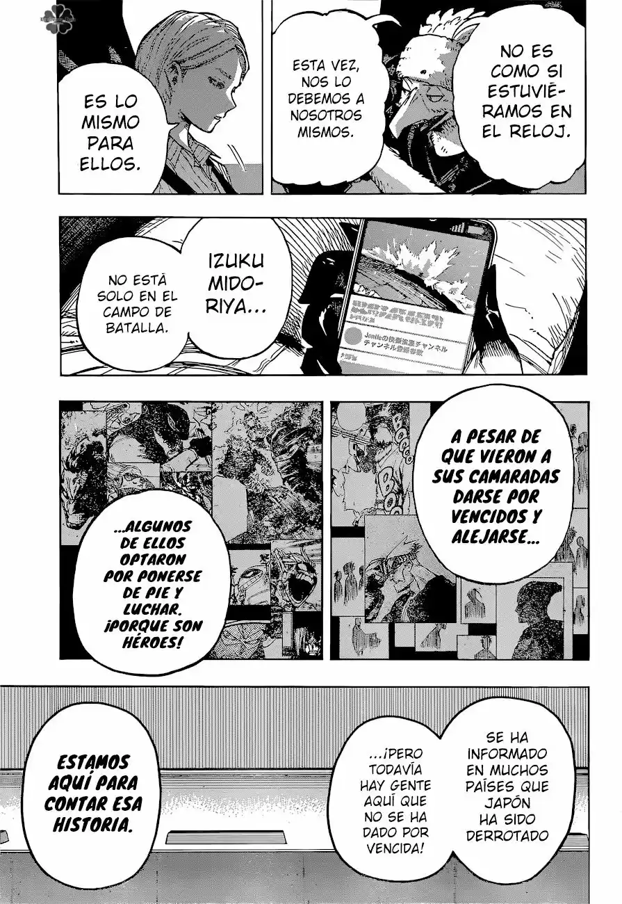 Boku no Hero Academia Capitulo 384: En un mundo pequeño. página 15