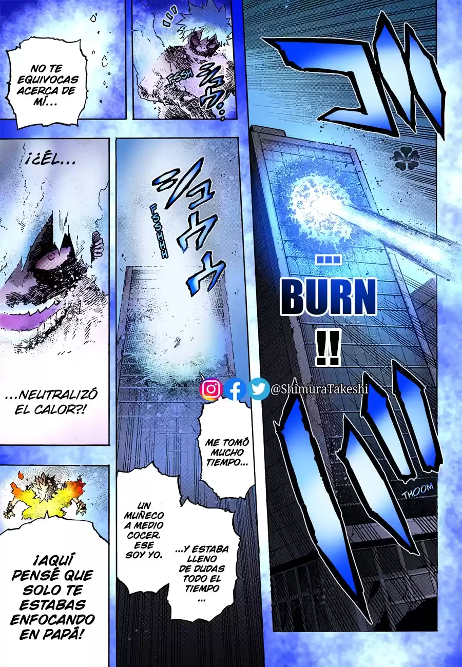 Boku no Hero Academia Capitulo 351.5: Dos flashfires (A color) página 13