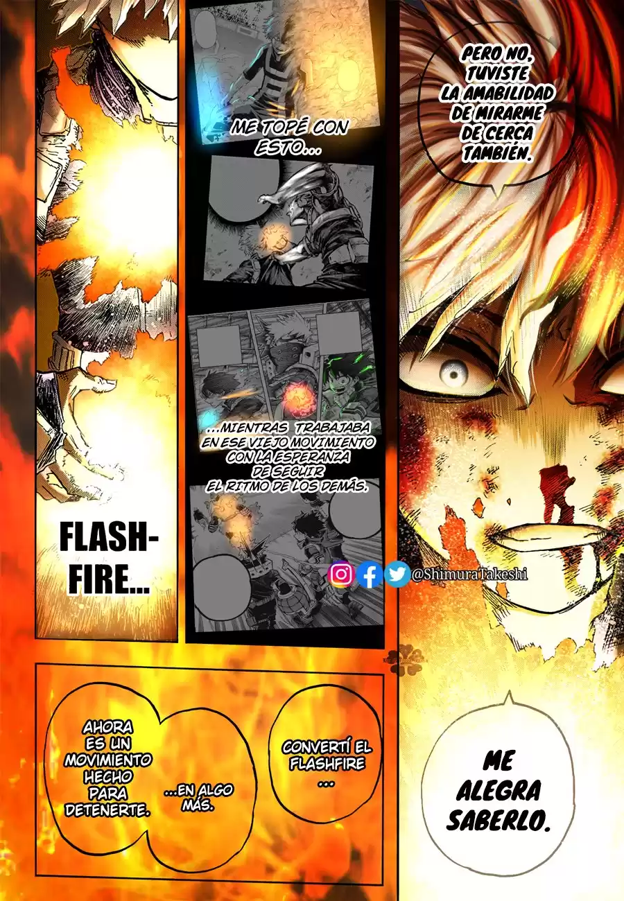 Boku no Hero Academia Capitulo 351.5: Dos flashfires (A color) página 14