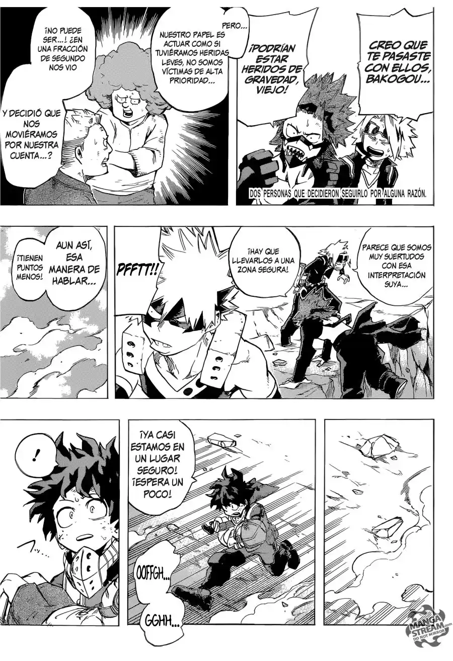 Boku no Hero Academia Capitulo 110: Continúan las maniobras de rescate página 10