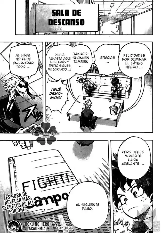 Boku no Hero Academia Capitulo 256 página 14