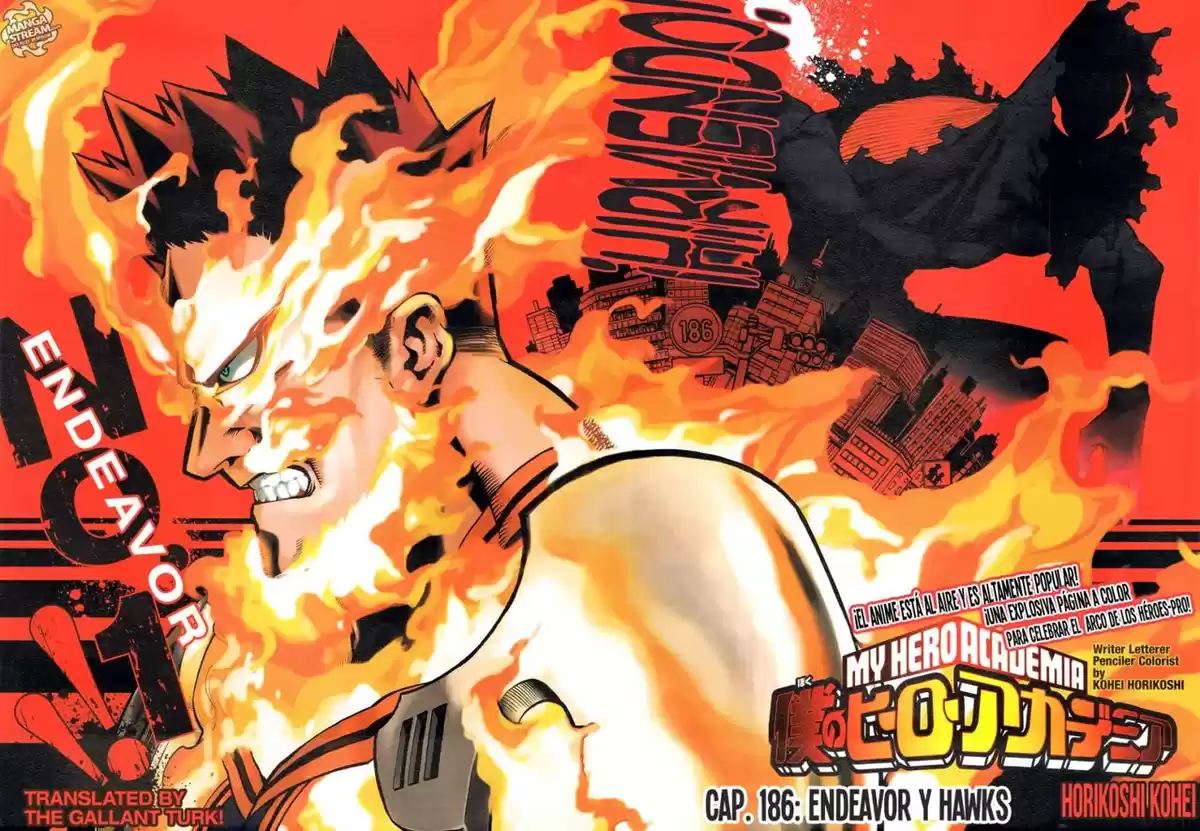 Boku no Hero Academia Capitulo 186: Endeavor y Hawks página 1