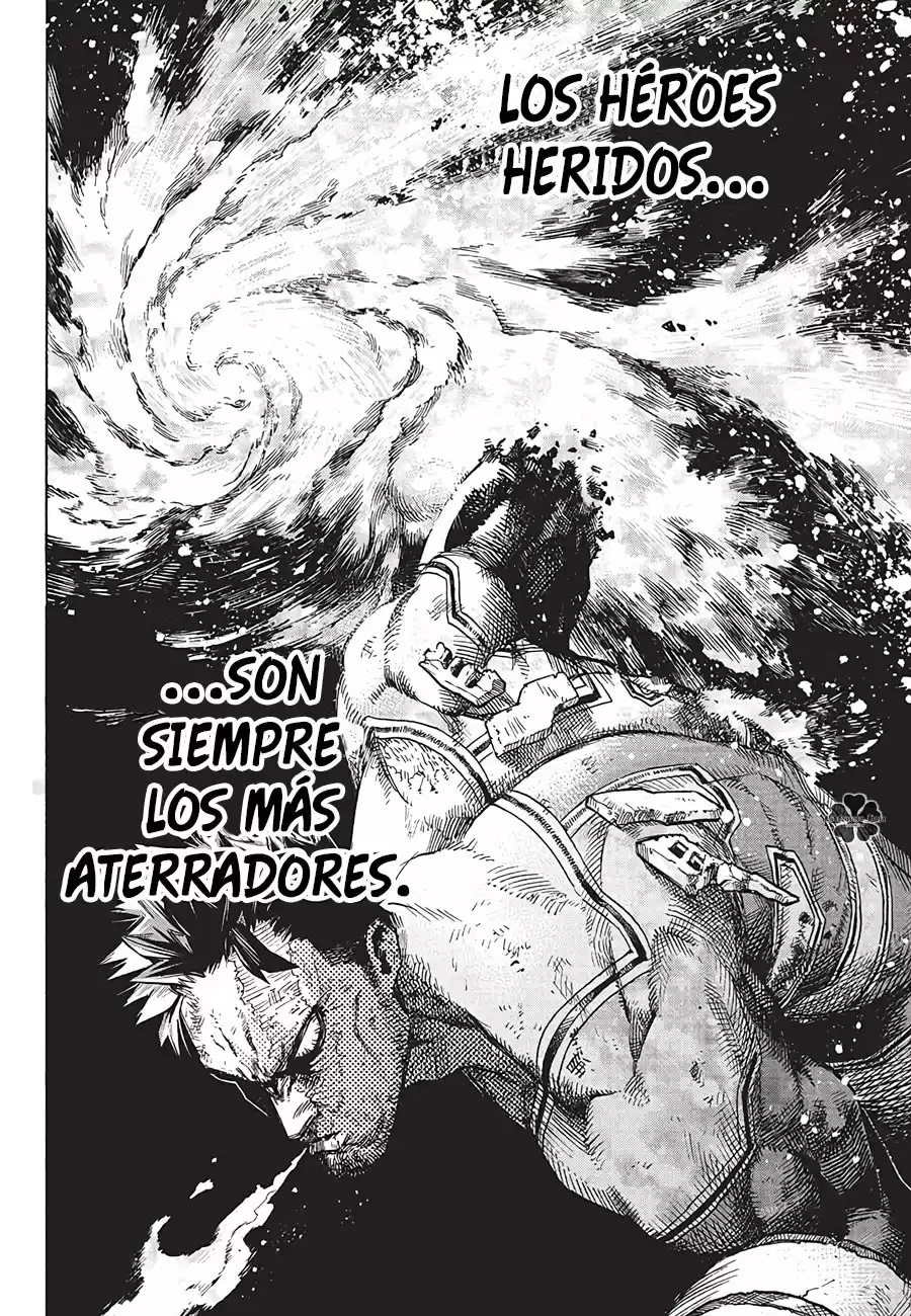 Boku no Hero Academia Capitulo 357: ¡¡Héroe herido, ardiendo brillante y auténtico!! página 3