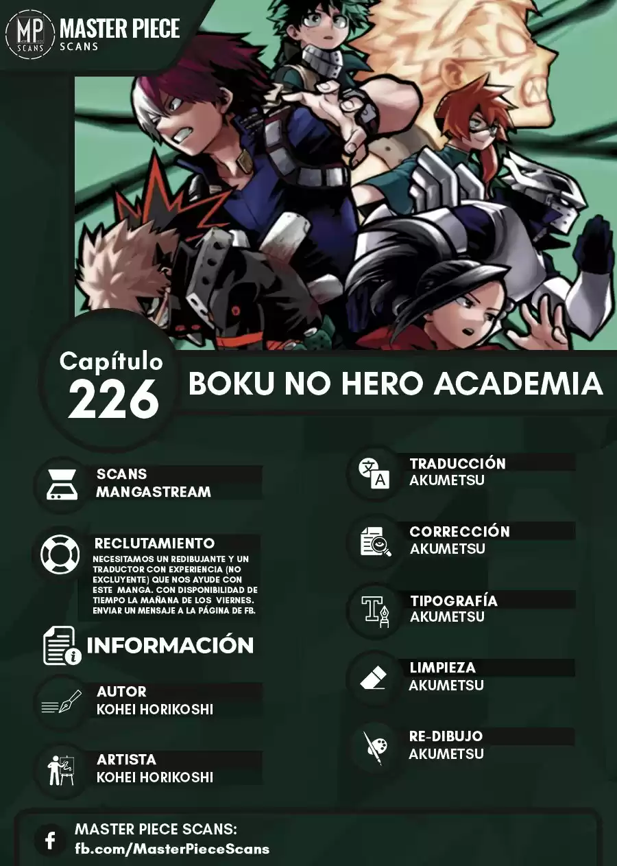 Boku no Hero Academia Capitulo 226: Sangriento amor página 1