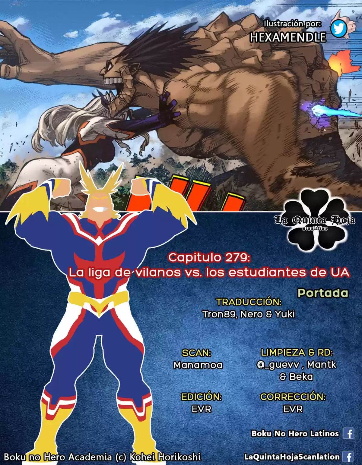 Boku no Hero Academia Capitulo 279: La liga de villanos vs los estudiantes de UA página 1