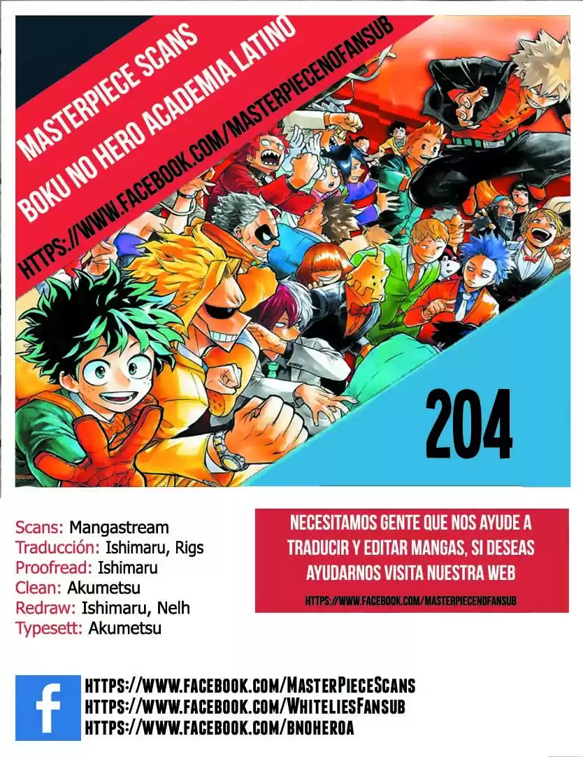 Boku no Hero Academia Capitulo 204: Afinación página 1