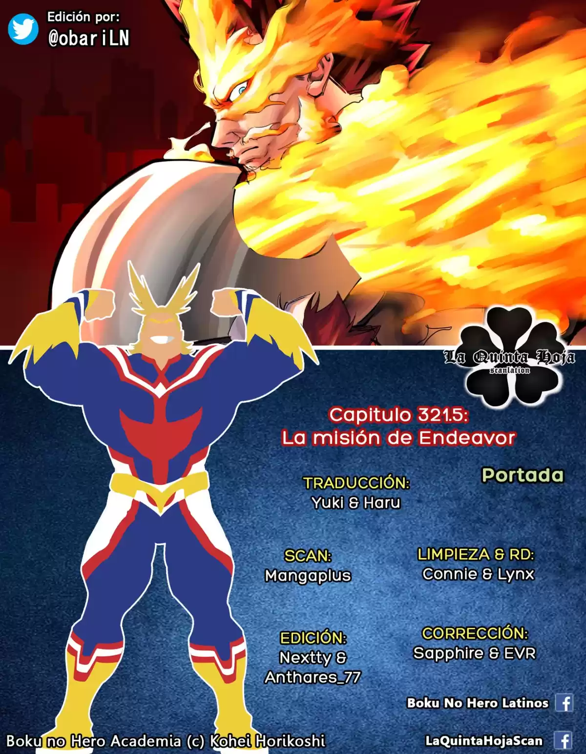 Boku no Hero Academia Capitulo 321.5: La misión de Endeavor página 1