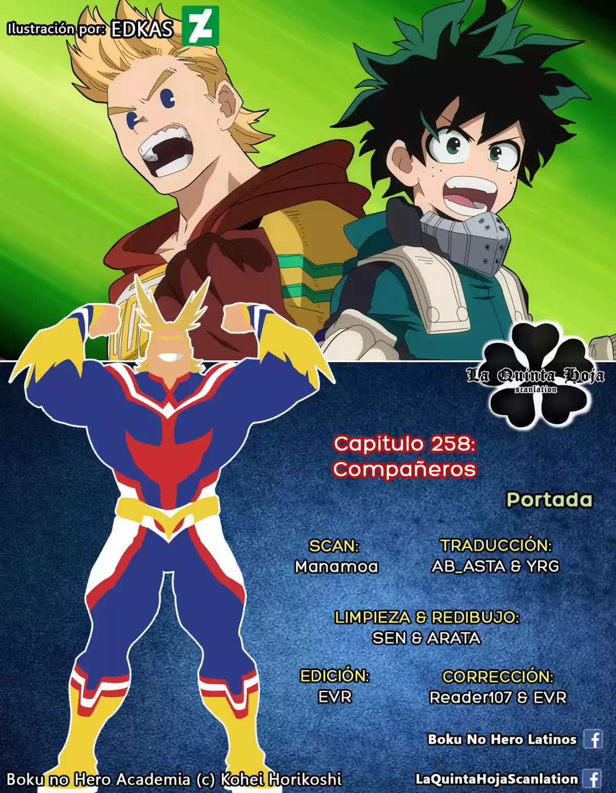 Boku no Hero Academia Capitulo 258: Compañeros página 1