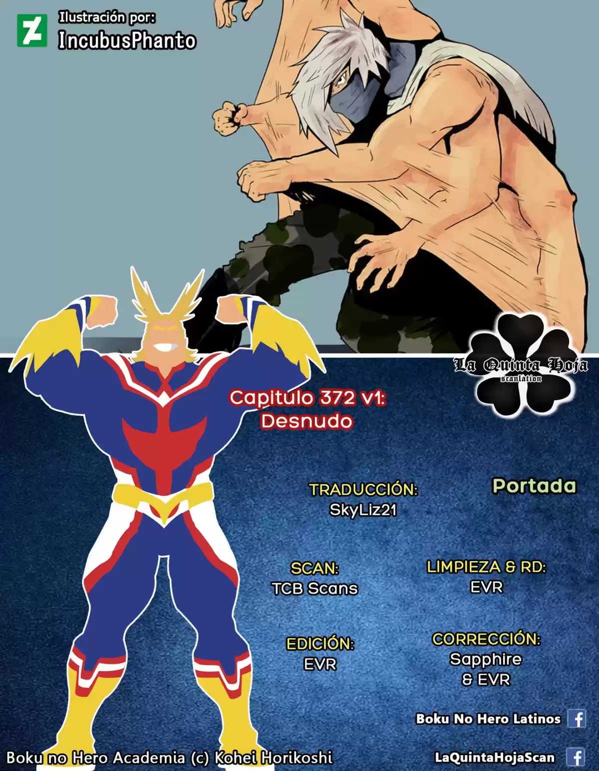 Boku no Hero Academia Capitulo 372: Desnudo página 1