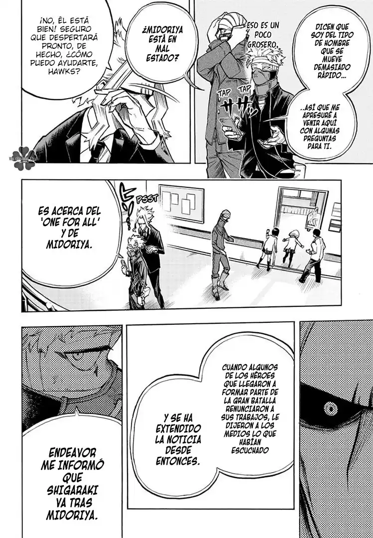 Boku no Hero Academia Capitulo 306: Empieza el acto final página 4