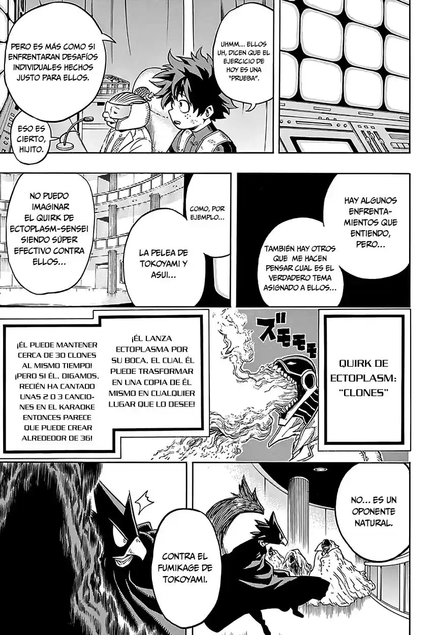 Boku no Hero Academia Capitulo 66: Record observacional de la clase de Midoriya página 4