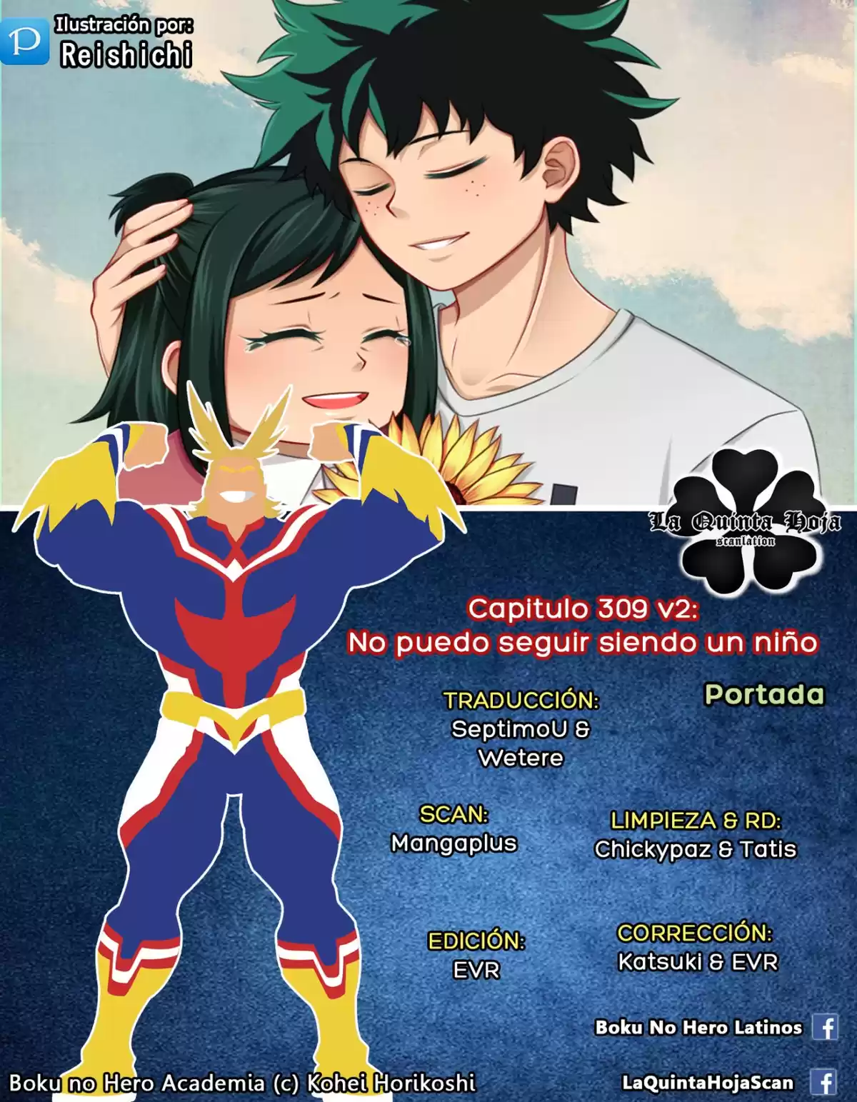 Boku no Hero Academia Capitulo 309: No puedo seguir siendo un niño página 1