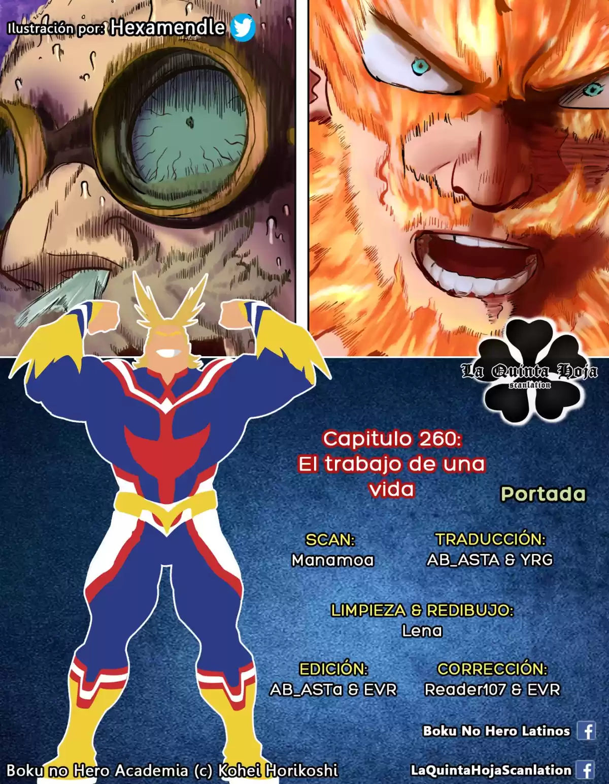 Boku no Hero Academia Capitulo 260: El trabajo de una vida página 1