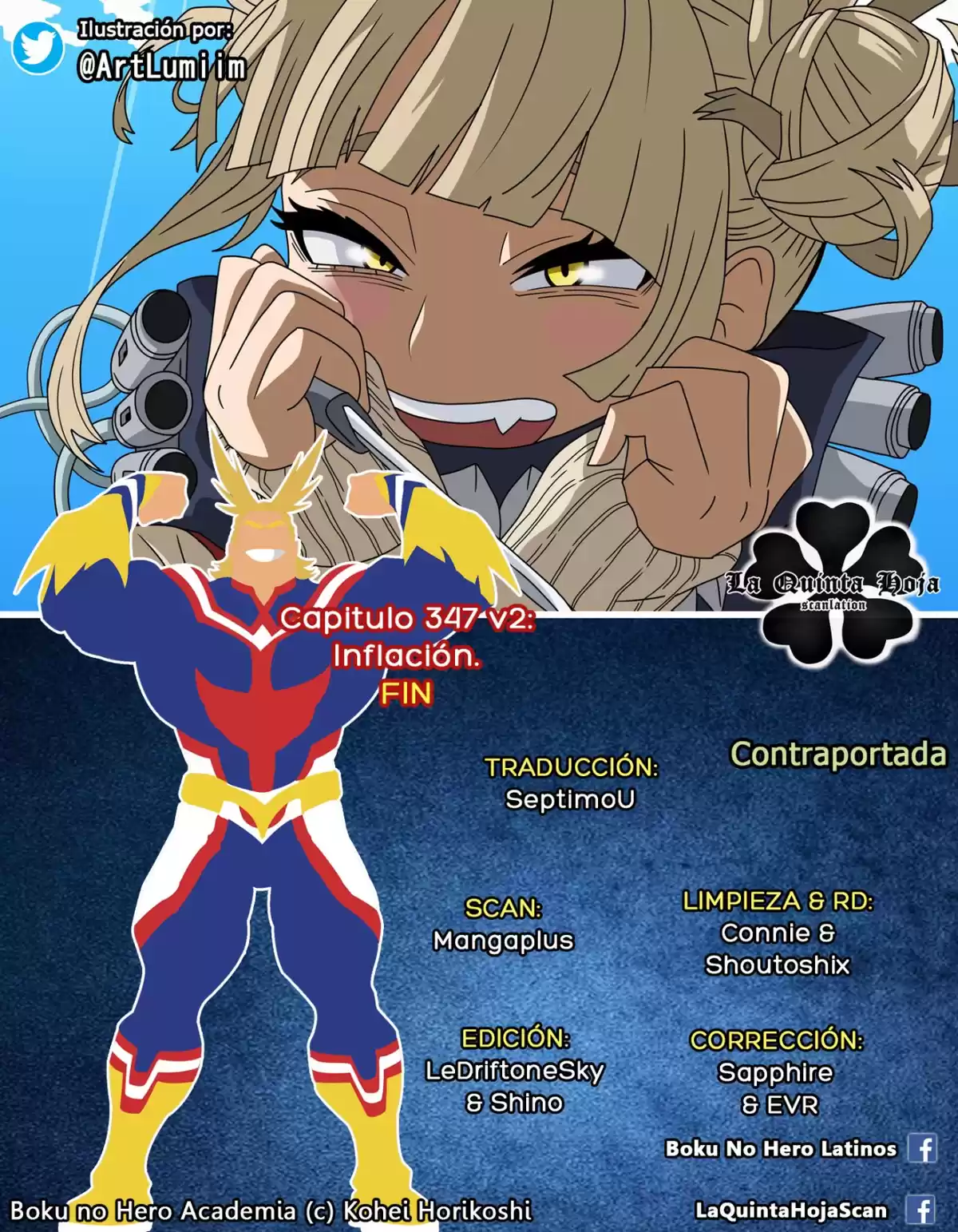 Boku no Hero Academia Capitulo 347: Inflación página 15