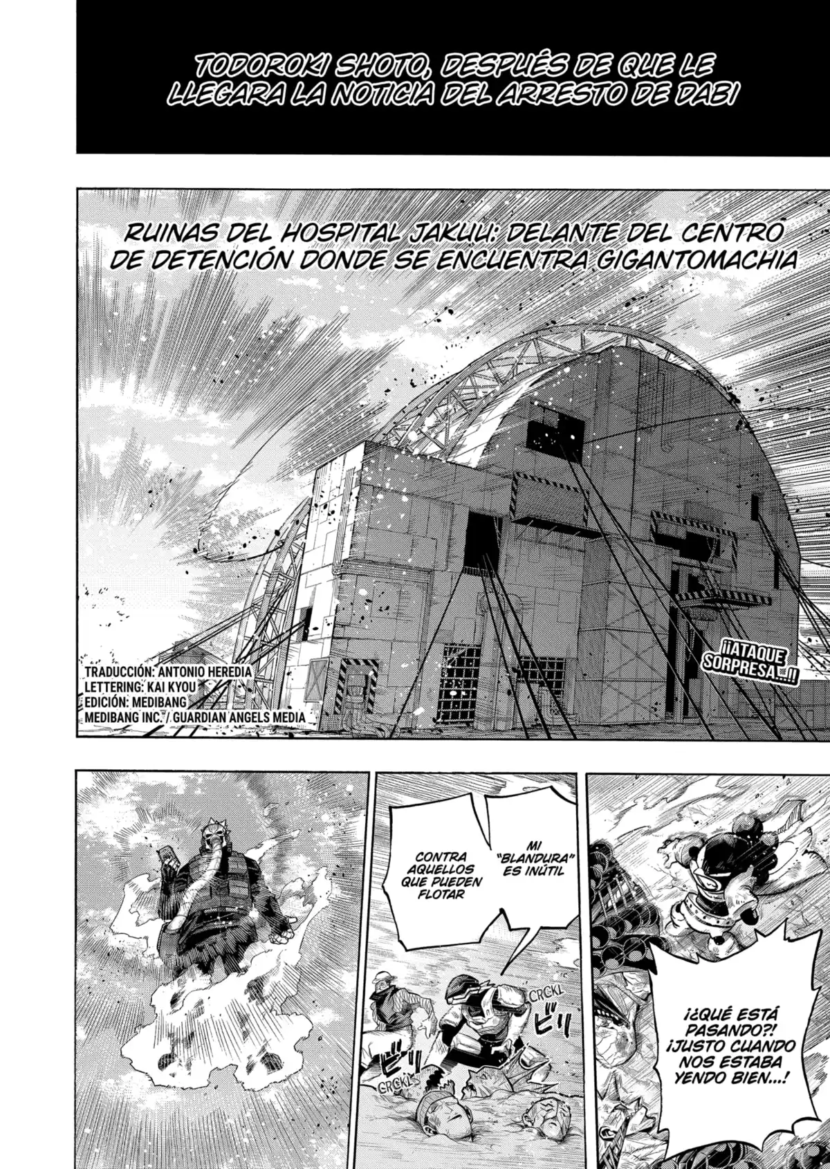 Boku no Hero Academia Capitulo 383: Un pequeño corazon página 2