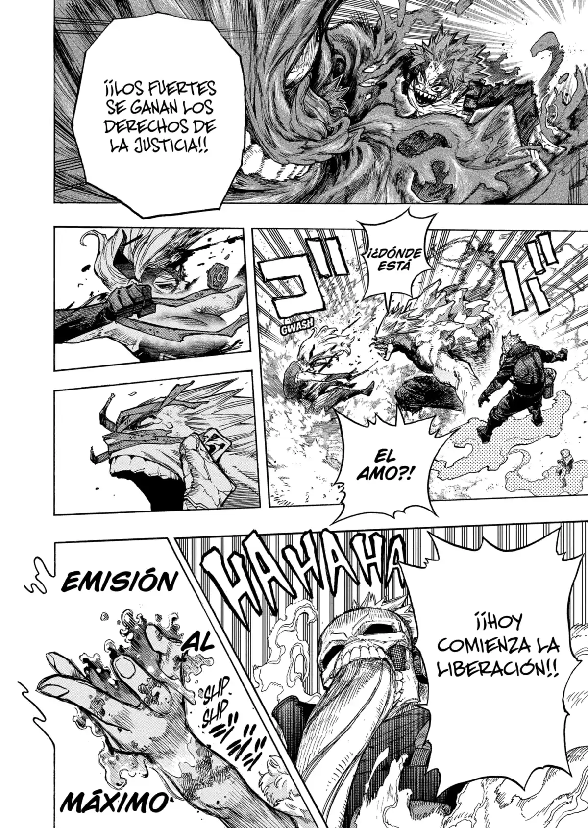 Boku no Hero Academia Capitulo 383: Un pequeño corazon página 8