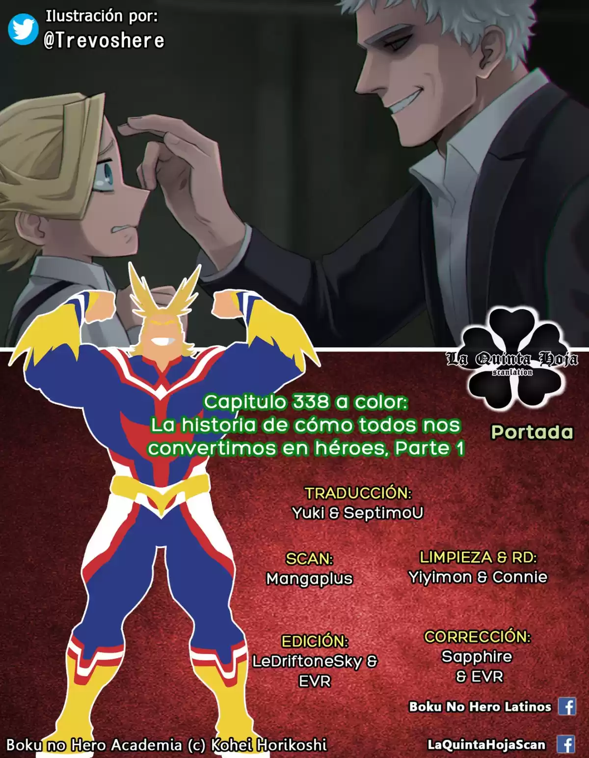 Boku no Hero Academia Capitulo 338.5: La historia de cómo todos nos convertimos en héroes, parte 1 (A color) página 1